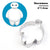 Very Simple And Practical Christmas Animal Shape Stainless Cake Decorating Tools,Baking Biscuits And Cookies Mold,Direct Selling
