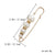 Fixed Straps Anti Slip Pin Jewelry Simple Enamel Big Pearl Brooch Women Charm Accessories Cardigan Anti Wearing Pins Enamel Pin