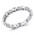 Fashion Crystal Silver Color Ring For Women Flower Love Heart Crown Finger Rings Cocktail Part Brand Ring Jewelry
