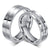 New Couple Engagement Ring Lovers Rings for Women and Men Stainless Steel Jewelry AAA+ CZ Stone Wedding Band Never Fade or Rust