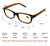 Leopard Bifocals Lense Reading Glasses and Clear Lens For Far view and Near Reading Resin Lens  Presbyopia Hyperopia Reader
