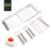 5 In 1 Multifunction Stainless Steel Vegetable Grater Slicing Mandoline Vegetable Cutter Adjustable Carrot Grater Onion Dicer