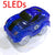 4.4-5.4cm Magic Electronics LED Car Toys With Flashing Lights Educational Toys For Children Birthday Party Gift Play With Tracks
