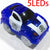 4.4-5.4cm Magic Electronics LED Car Toys With Flashing Lights Educational Toys For Children Birthday Party Gift Play With Tracks