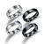 Hot Sale 1Pcs 3 Colors Titanium His Queen Her King DIY Engraved Couple Ring Romantic Engagement Wedding Rings for Lover Jewelry