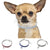 Pet crystal collar Kitten necklace Pet Pendant Shiny Bright Heart Shaped Crystal Diamond Decoration Accessories for Teddy
