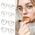 Unisex Fashion Classic Gold Metal Frame Glasses women men Classical vintage style optical Glasses For reading