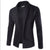 Hot sale Fashion High-quality Autumn winter Men's Casual Slim Fit Solid No Button Suit Blazer Business Work Coat Jacket Outwear