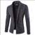 Hot sale Fashion High-quality Autumn winter Men's Casual Slim Fit Solid No Button Suit Blazer Business Work Coat Jacket Outwear
