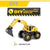 6 Styles Engineering Cars mini Diecast Plastic car Construction Vehicle Excavator Model toys for children with toy boys gift
