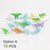 16pcs Luminous Dinosaur Toys Model Set Glow in the dark Fluorescent Kids Toys Dragon Animal Model Boys Birthday Gift Home Deco