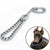 Metal Stainless Steel Chain Dog Collar Double Row Chrome Plated Training Show Collar Adjustable Safety Control