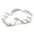Weather Cookie Cutter - Rainbow,Cloud,Sun,Umbrella,Raindrop,Flash - Biscuit Fondant Sandwiches Cutters - Stainless Steel