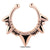 1PCS Stainless Steel Fake Nose Ring Clip On Septum Piercing Faux Hoop Indian Nose Ring Pircing Nariz Punk Body Piercing Jewelry