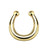 1PCS Stainless Steel Fake Nose Ring Clip On Septum Piercing Faux Hoop Indian Nose Ring Pircing Nariz Punk Body Piercing Jewelry
