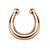 1PCS Stainless Steel Fake Nose Ring Clip On Septum Piercing Faux Hoop Indian Nose Ring Pircing Nariz Punk Body Piercing Jewelry