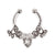 1PCS Stainless Steel Fake Nose Ring Clip On Septum Piercing Faux Hoop Indian Nose Ring Pircing Nariz Punk Body Piercing Jewelry