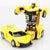 Mini Cartoon Deformation Crash PK Car Inertial Transformation Robots Toys for Children zk25