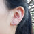 2PCS /Pack Surgical Steel Captive Bead Ring Ear Hoop Nose Ring Loop Ear Tragus Cartilalge Piercing Ring Body Jewelry Earring