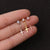 1PC 20g Stainless Steel And Cz Flower Heart Cross Dangle Cartilage Helix Screw Back Earring Stud Ear Piercing Jewelry