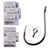 20/50pcs Fishing Hooks Set Barbed Single Circle Carp Hook High Carbon Steel Sea Fishinhook Fly Fishing Accessories Tackle
