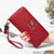 Fashion Butterfly Women Wallet Wrist Handle Phone Case Long Section Money Pocket Pouch Handbag Women's Purse Card Holders 2020