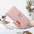 Fashion Butterfly Women Wallet Wrist Handle Phone Case Long Section Money Pocket Pouch Handbag Women's Purse Card Holders 2020