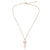 New Hexagonal Column Quartz Necklaces Pendants Fashion Natural Stone Bullet Pink Crystal Power Necklaces For Women Jewelry
