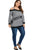 Women's Autumn Sweater plus Size Large Size Long Sleeve off-Shoulder Top String Female Blouses Solid Thin Casual Sweater