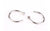 Fashion 2 Pcs Clip on Body Jewelry Nose Lip Ear Fake Piercing Rings Stud Punk Goth False Hoop Earrings Septum Gift