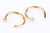Fashion 2 Pcs Clip on Body Jewelry Nose Lip Ear Fake Piercing Rings Stud Punk Goth False Hoop Earrings Septum Gift