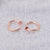 Fashion 2 Pcs Clip on Body Jewelry Nose Lip Ear Fake Piercing Rings Stud Punk Goth False Hoop Earrings Septum Gift