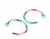 Fashion 2 Pcs Clip on Body Jewelry Nose Lip Ear Fake Piercing Rings Stud Punk Goth False Hoop Earrings Septum Gift