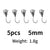 Ice Fishing Lures Tungsten Jig Japan Hook 3mm 4mm 5mm Ice Fishing Jig Head Tungsten Bait Fishing Hooks