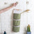 2215 Cotton Linen Waterproof Hanging Storage Bag Hanging Multilayer Hanging Diaper Art Door After Debris Storage Bag Sleeves