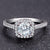 Fashion Cubic Zirconia Rings Wedding Jewelry Female Engagement Ring Crystal Gift Dropshipping