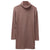 2020 new women's hood high collar loose long sleeve oversized sweater vest top high collar dress straight mini arrival Dress