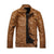 Leather Biker Casual Jacket Stand Collar Street Style PU Leather Jackets Men Autumn Solid 5XL Fashion Men Jacket