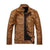 Leather Biker Casual Jacket Stand Collar Street Style PU Leather Jackets Men Autumn Solid 5XL Fashion Men Jacket