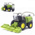 Alloy Agricultural Harvester Car Model 1:42 Alloy Kids Vehicles Mini Toy Car Farmer Tractors Car Scale Miniaturas Tractor Toy