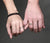 Promise Wedding Rings for Lover Gold-Color Stainless Steel Couple Rings for Engagement Jewelry Wedding Bands for Women Men