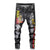 Motorcycle Motorbike Distressed Ripped Biker Slim Jeans For Men Printed Stretched Painted Moto Denim Pants