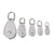 304 Stainless Steel Pulley Blocks Rope Runner Kayak Boat Accessories Canoe Anchor Trolley Kit