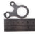 Rope Fixing Clip 3 Holes Slip Runner Shroud Tensioner Stainless Steel for Camping Hiking