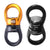 Mountaineering Buckle Climbing Outdoor Rock Universal Wheel Fixed Connector Rotating Connecting Ring High-altitude Runner Ring