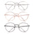 Men Women Reading Glasses Diopter -1 -1.5 -2 -2.5 -3 -3.5 -4 Ultra Light Metal Round Vintage Myopia Glasses Nearsighted Eyeglass