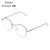 Men Women Reading Glasses Diopter -1 -1.5 -2 -2.5 -3 -3.5 -4 Ultra Light Metal Round Vintage Myopia Glasses Nearsighted Eyeglass