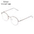 Men Women Reading Glasses Diopter -1 -1.5 -2 -2.5 -3 -3.5 -4 Ultra Light Metal Round Vintage Myopia Glasses Nearsighted Eyeglass