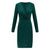Stylish Women Dresses Deep V Cloth Ladies' Dress Wrap Ruched Long Sleeve Robe Femme Fantastic Female Girls Nightclub Mini Dress