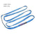 23KN Flat Strap 16mm 60cm/120cm/150cm Rope Runner Webbing Sling Belt for Mountaineering Rock Climbing Caving Rappelling Rescue